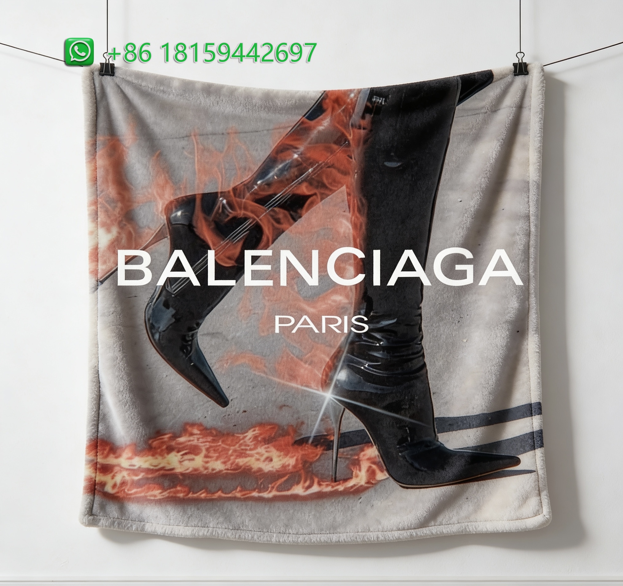 Balenciaga Throw Blankets